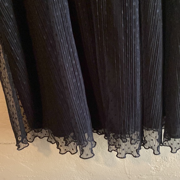 Zara Women’s Black Polka Dot Lace Sheer Dress Size XS - Picture 6 of 9